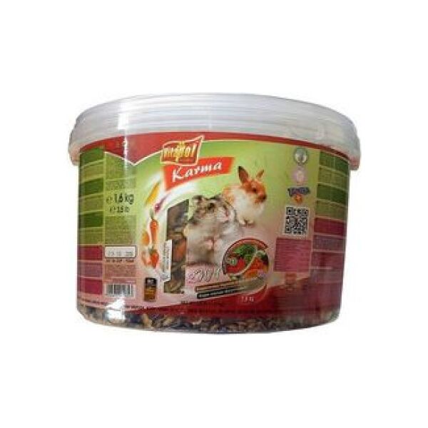 Vitapol POKARM 2W1 DLA CHOMIKA I KRÓLIKA WIADRO 1.6kg
