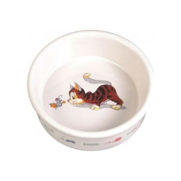 Trixie MISKA CERAMICZNA DLA KOTA Z MOTYWEM 200ml
