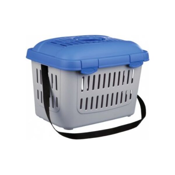 Trixie Transporter Midi-Capri , 44 × 33 × 32 cm,niebiesko/srebrny