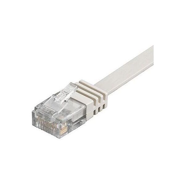 Goobay Patchcord Cat6 U/UTP, płaski, 5m (95154)