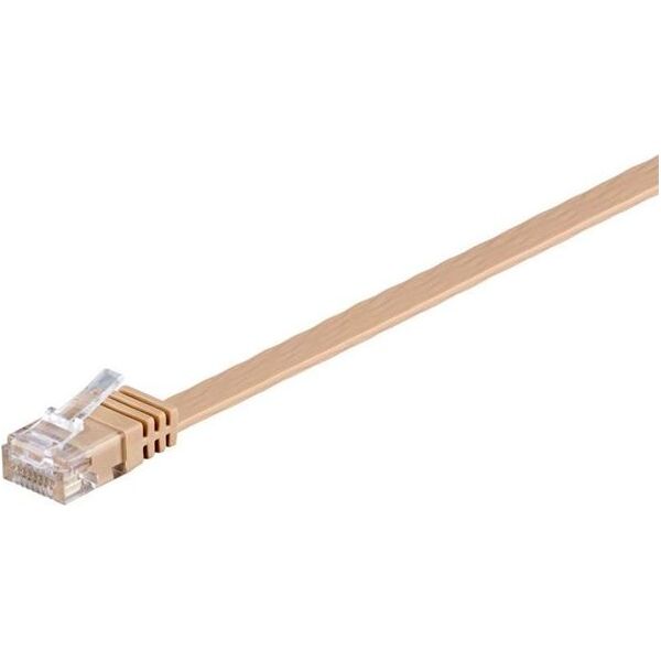 Goobay Patchcord Cat6 U/UTP, płaski, 0.50m (95879)