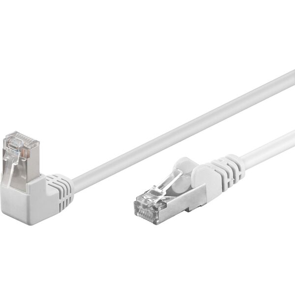 Goobay Patchcord CAT5e, F/UTP, kątowy 90°, 10m (94183)