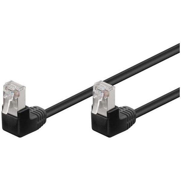 Goobay Patchcord CAT5e, F/UTP, kątowy 2x90°, 5m (96081)