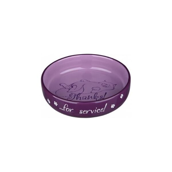 Trixie MISKA CERAMICZNA DLA KOTA, 0.3 l/o 15 cm, dla ras krótkonosych