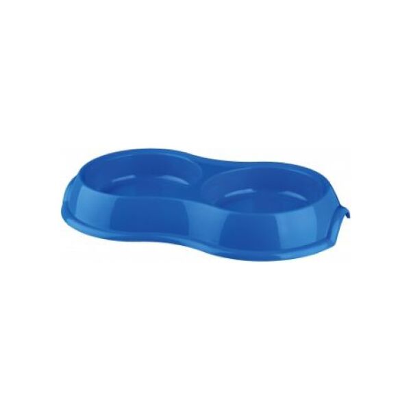 Trixie MISKA PLASTIKOWA PODWÓJNA, 2 × 0.2 l/o 11 cm