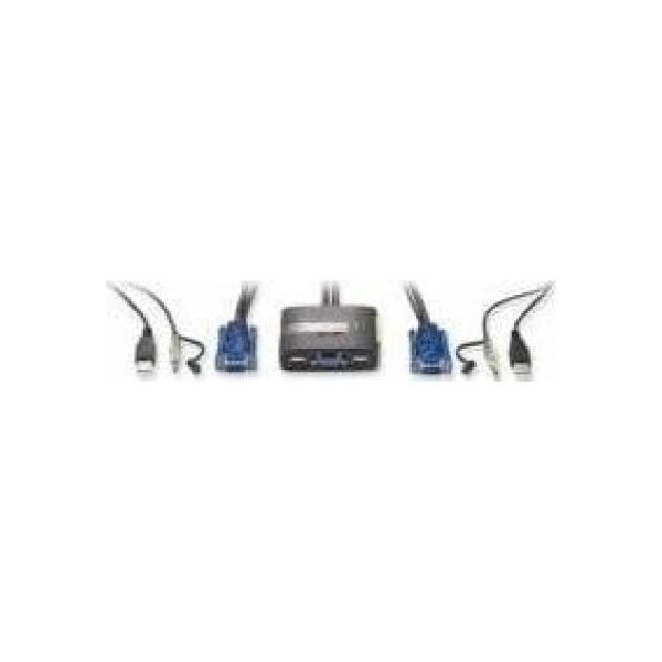 Przełącznik LevelOne KVM Switch LevelOne 2x USB KVM-0223 mit Audio - KVM-0223