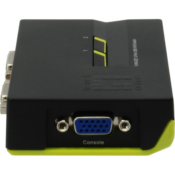 Przełącznik LevelOne KVM Switch LevelOne 2x USB KVM-0221 mit Audio - KVM-0221