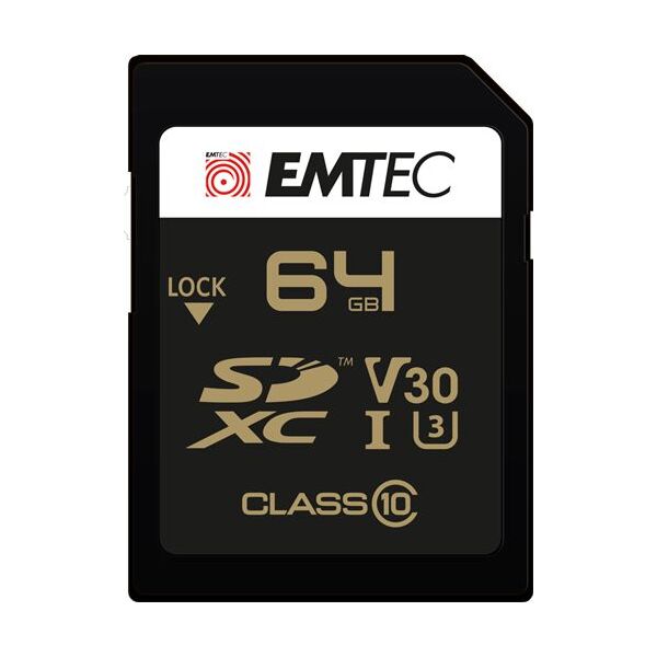 Karta Emtec Speedin Pro SDXC 64 GB Class 10 UHS-I/U3 V30 (ECMSD64GXC10SP)