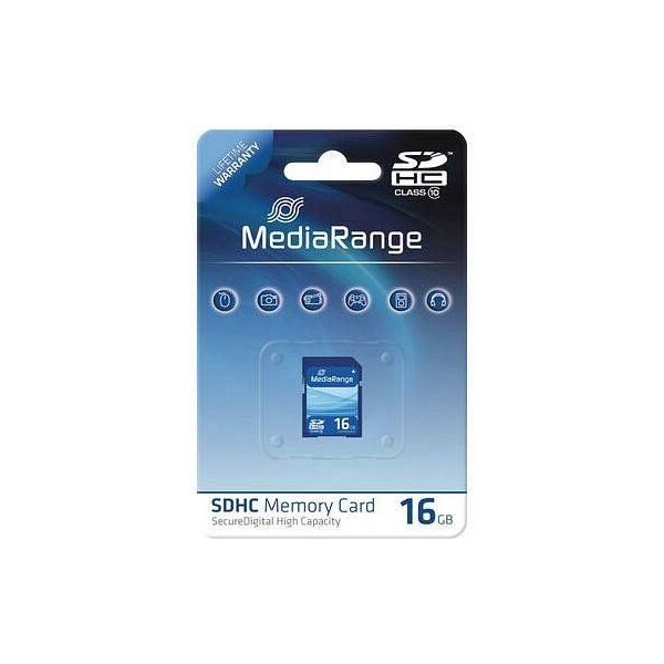 Karta MediaRange MR963 SDHC 16 GB Class 10  (MR963)