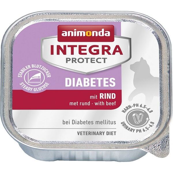 Animonda Integra Protect Diabetes tacka dla kota z wołowiną 100g