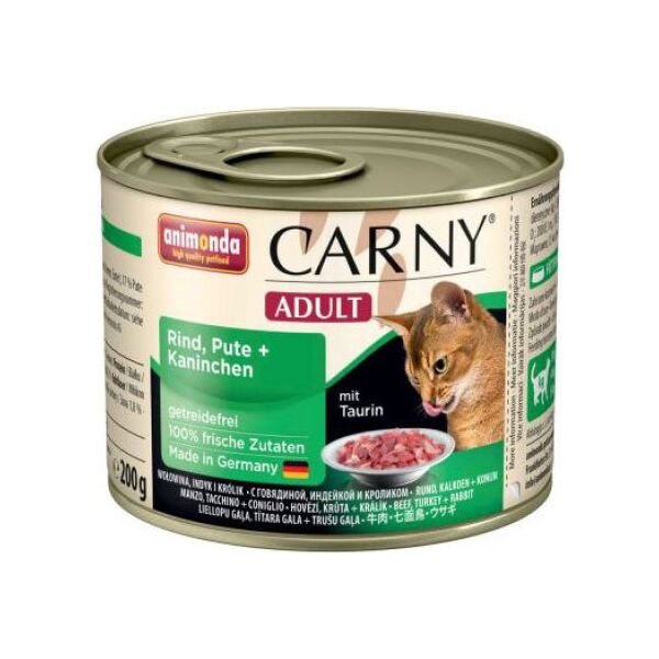Animonda CARNY Wołowina, indyk, królik 200g