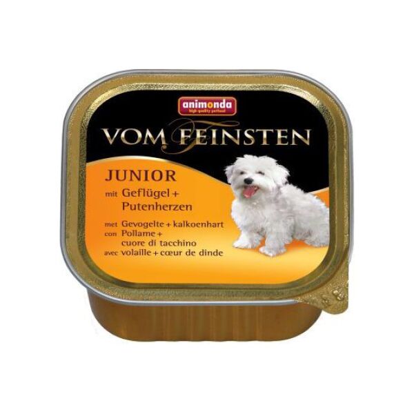 Animonda vom Feinsten Junior Drób i serca indycze 150g
