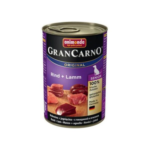 Animonda GranCarno Original Senior Wołowina i jagnięcina 400g
