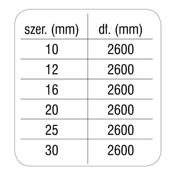 Chaba SMYCZ TAŚMA REG 10mm NIEBIESKA