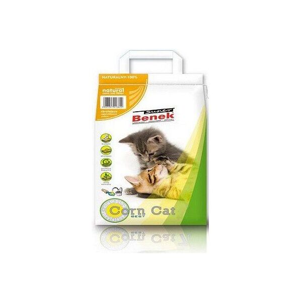 Żwirek dla kota Super Benek Corn Cat Naturalny 14 l