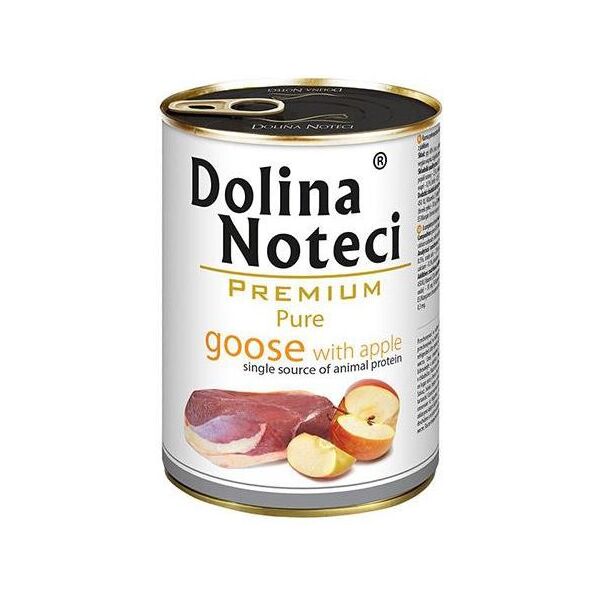 Dolina Noteci Dolina Noteci Pies Pure, gęś i jabłko puszka 400g