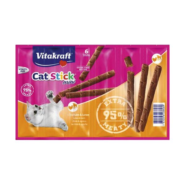 Vitakraft CAT STICK MINI INDYK+JAGNIE