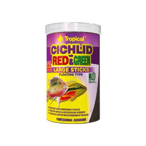Tropical CICHLID RED&GREEN LARG.STICKS 1l