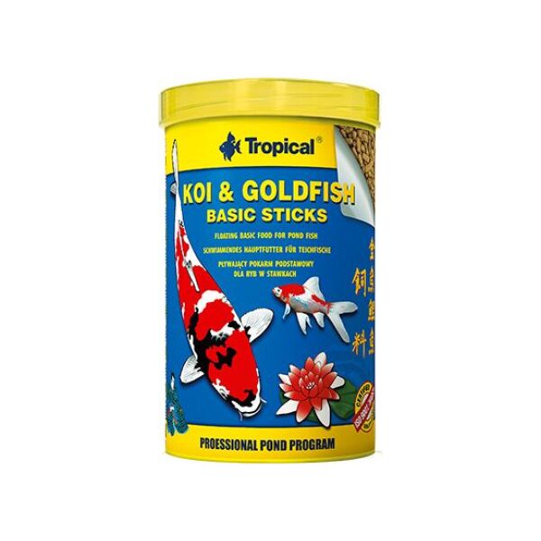 Tropical Pokarm dla rybek Koi&Goldifsh Basic Sticks 4Kg (40372)