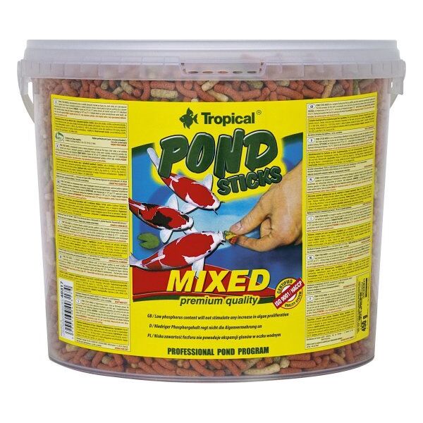 Tropical Pond Sticks Mixed 21l - pokarm dla ryb hodowanych w oczku wodnym
