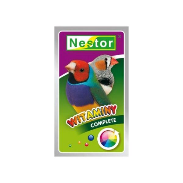 Nestor Witaminy dla małych ptaszków egzotycznych complete 20g