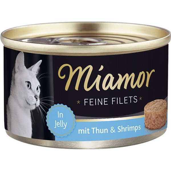 Miamor Miamor Feine Filets puszka Tuńczyk i krewetki - 100g