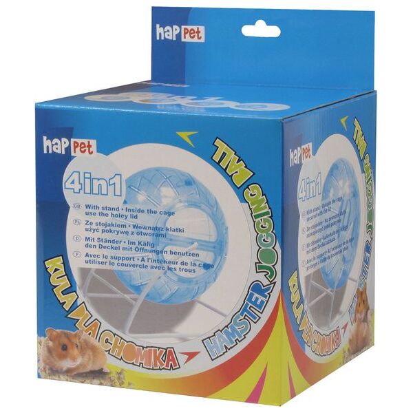 Happet KULA 4w1 DLA GRYZONI 14.5cm ZE STOJAKIEM
