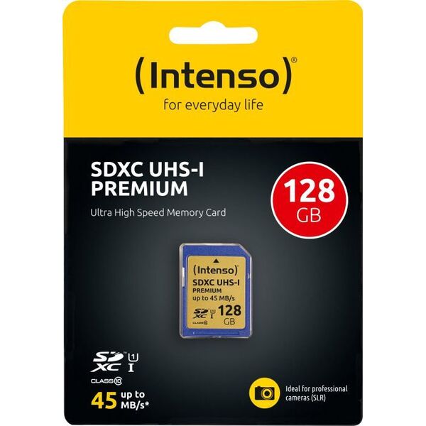 Karta Intenso Premium SDXC 128 GB Class 10 UHS-I  (3421491)