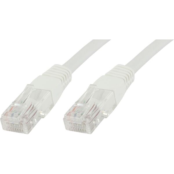 MicroConnect RJ-45/RJ-45 kat.5e U/UTP Biały 10szt. 5m (V-UTP505WVP)