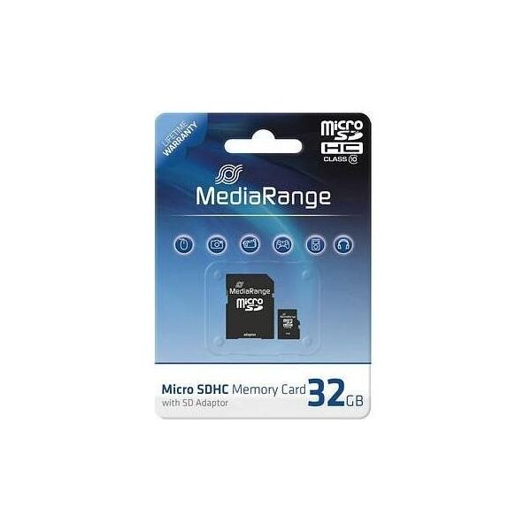Karta MediaRange MicroSDHC 32 GB Class 10 UHS-I  (MR959)