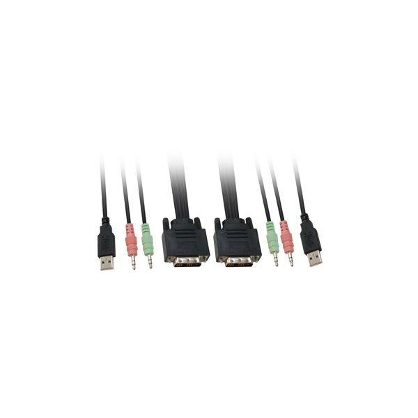 Przełącznik LevelOne 2-PORT USB DVI KVM SWITCH