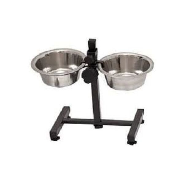 Yarro International STOJAK REGAŁ Z MISKAMI 0.6l 16cm