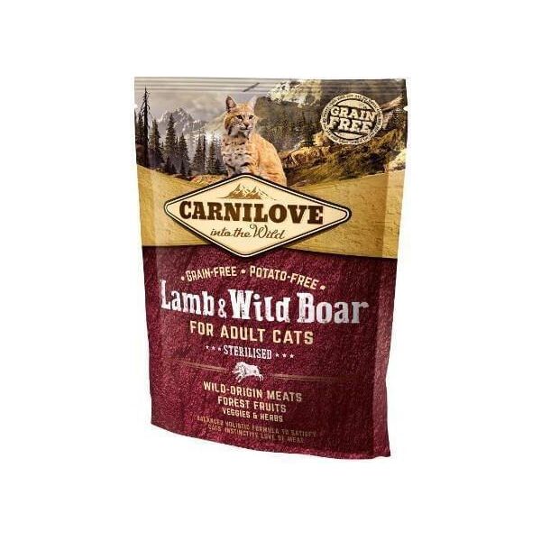 Carnilove 2kg KOT STERILISED LAMB WILD