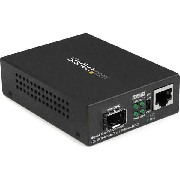 Konwerter światłowodowy StarTech Fiber Media Converter - Open - MCM1110SFP