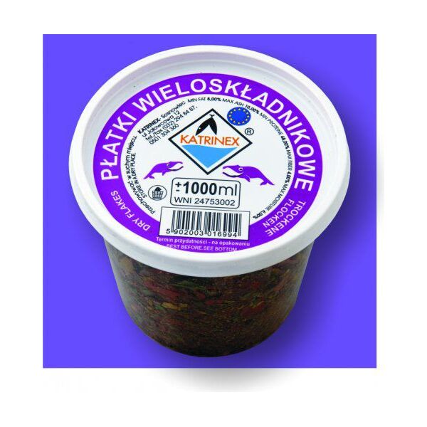 Katrinex POKARM PŁATKOWY 1000 ML