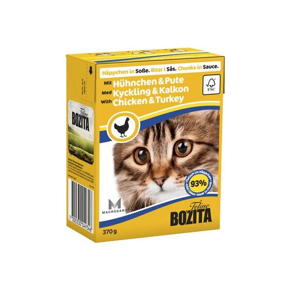 Bozita Kurczak & indyk w sosie - 370g