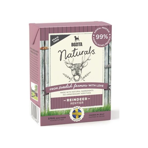 Bozita NATURALS 370g ŻEL RENIFER