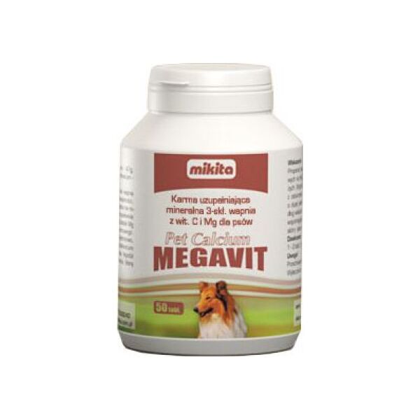 MIKITA  PET-CALCIUM /MEGAVIT/ 50szt