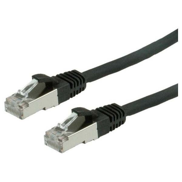 Value VALUE S FTP cable Kat6 LSOH black 0.5m - 21.99.1225