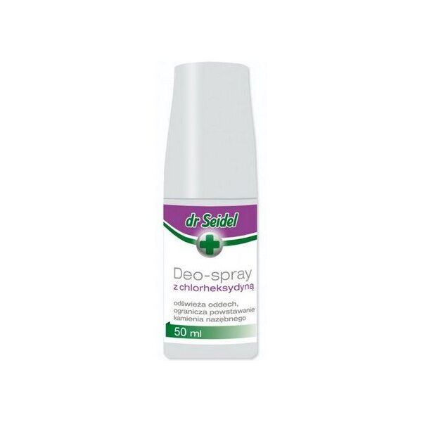 Dr Seidel Deo-Spray z chlorheksydyną - higiena jamy ustnej 50ml