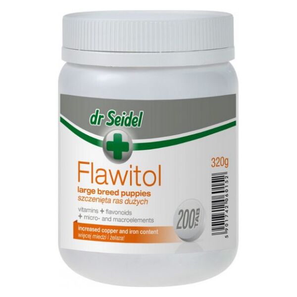 Dr Seidel FLAWITOL 200tabl. SZCZENIĘTA RAS DUŻYCH