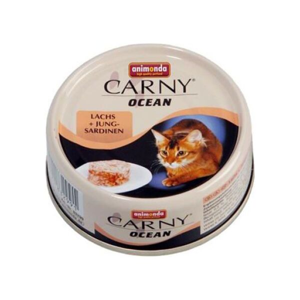 Animonda Carny OCEAN z łososiem i młodymi sardynkami 80g