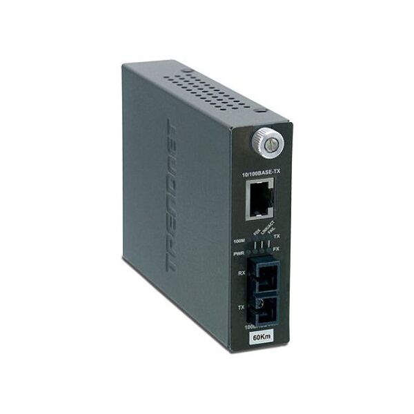 Konwerter światłowodowy TRENDnet 10/100Base-TX do 100Base-FX Single Mode SC (TFC-110S60i)