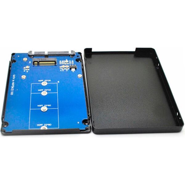 Kieszeń MicroStorage M.2 do 2.5" SATA (MSNX1001B)