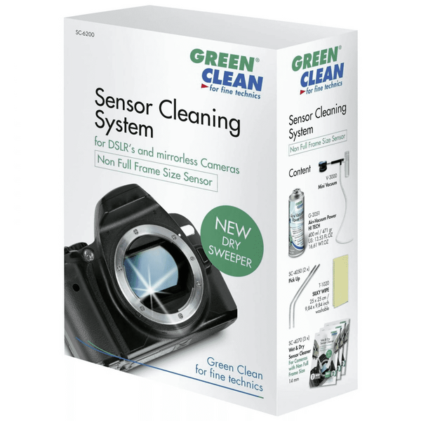 Green Clean Zestaw czyszczący sprężone powietrze + ściereczka do aparatów i kamer (SC-6200)