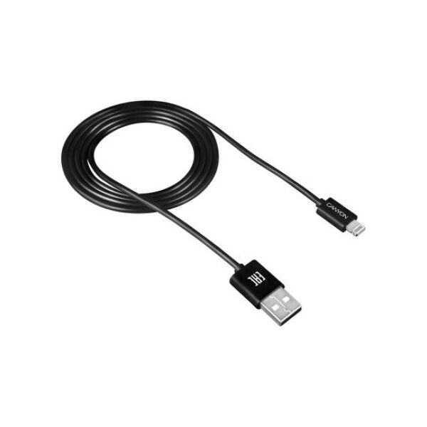 Kabel USB Canyon USB-A - 1 m Czarny (CNE-CFI1B)