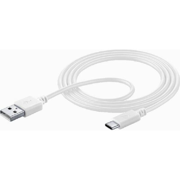 Kabel USB Cellular Line USB-A - 1.2 m Biały (KABKACELLUUSB002)