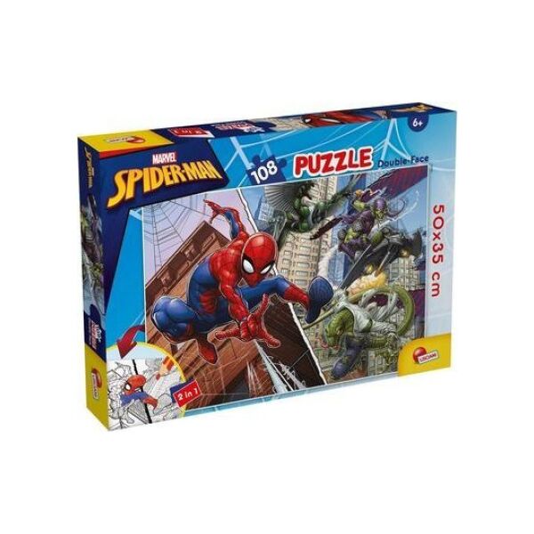 Lisciani LISCIANI MARVEL PUZZLE DF PLUS 108 SPIDERMAN