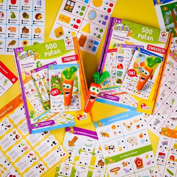 Lisciani LISCIANI CAROTINA 500 PYTAŃ FARMA
