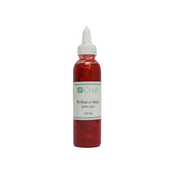 DP Craft Brokat w kleju 120 ml czerwony